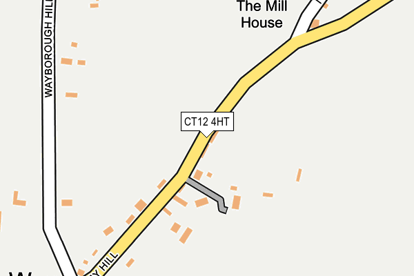 CT12 4HT map - OS OpenMap – Local (Ordnance Survey)