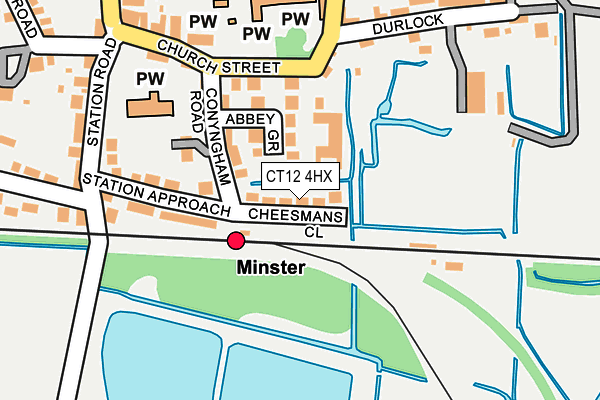 CT12 4HX map - OS OpenMap – Local (Ordnance Survey)