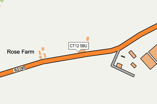 CT12 5BU map - OS OpenMap – Local (Ordnance Survey)