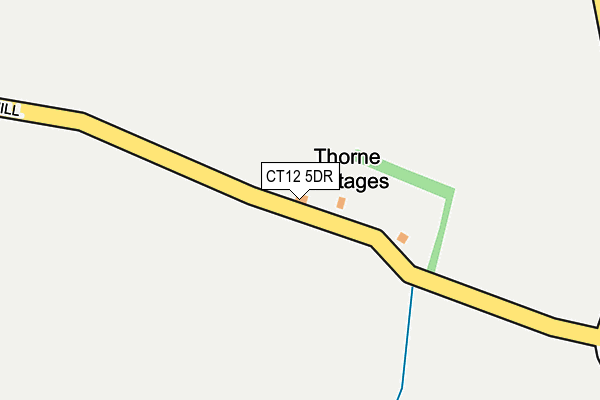 CT12 5DR map - OS OpenMap – Local (Ordnance Survey)