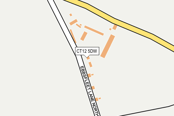 CT12 5DW map - OS OpenMap – Local (Ordnance Survey)