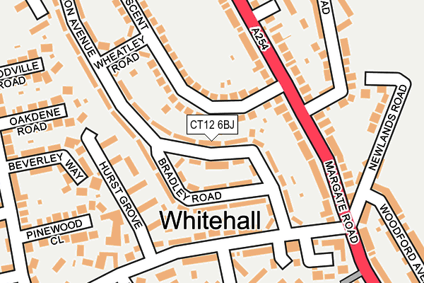 Map of BSL KENT LIMITED at local scale