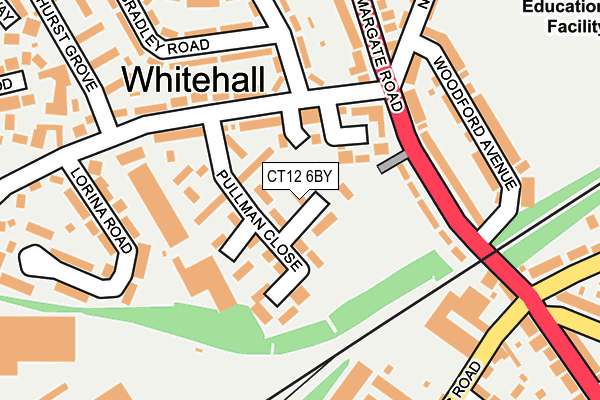 CT12 6BY map - OS OpenMap – Local (Ordnance Survey)