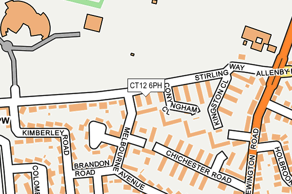 CT12 6PH map - OS OpenMap – Local (Ordnance Survey)