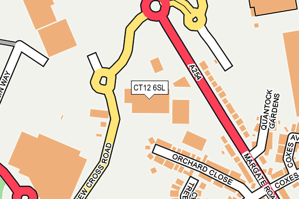 CT12 6SL map - OS OpenMap – Local (Ordnance Survey)