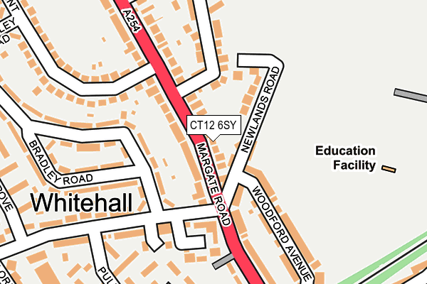 CT12 6SY map - OS OpenMap – Local (Ordnance Survey)