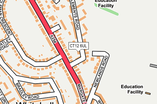CT12 6UL map - OS OpenMap – Local (Ordnance Survey)