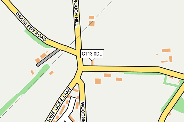 CT13 0DL map - OS OpenMap – Local (Ordnance Survey)