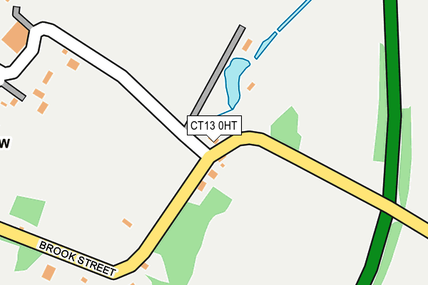 CT13 0HT map - OS OpenMap – Local (Ordnance Survey)