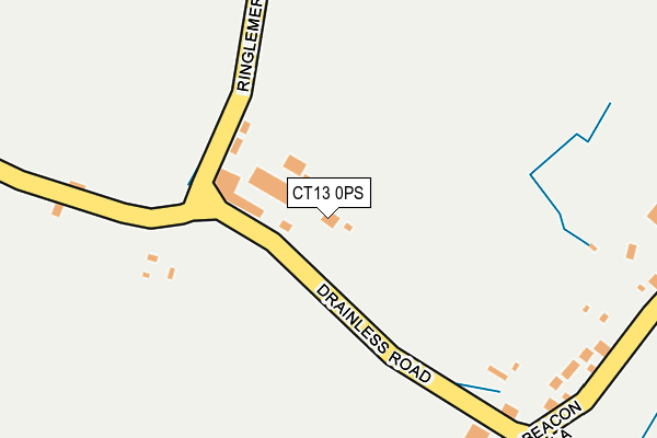 CT13 0PS map - OS OpenMap – Local (Ordnance Survey)