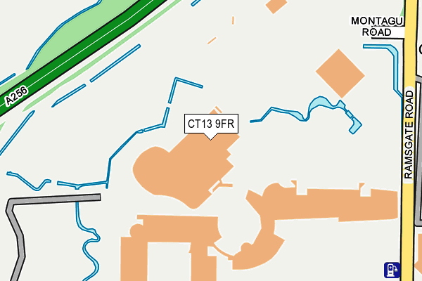 CT13 9FR map - OS OpenMap – Local (Ordnance Survey)