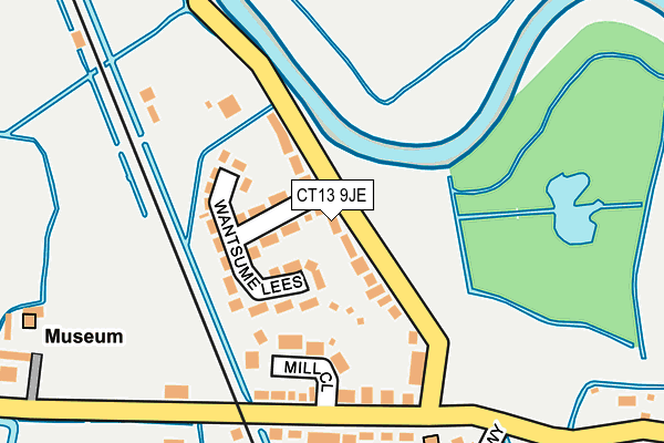 Map of BOW AND CROSSBONES LTD at local scale