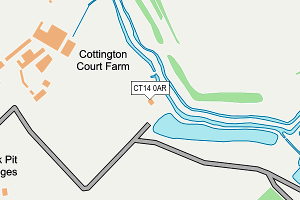CT14 0AR map - OS OpenMap – Local (Ordnance Survey)