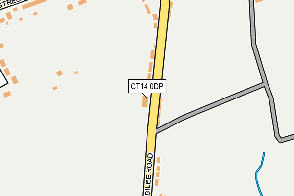 CT14 0DP map - OS OpenMap – Local (Ordnance Survey)
