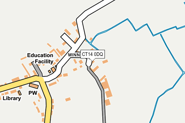 CT14 0DQ map - OS OpenMap – Local (Ordnance Survey)