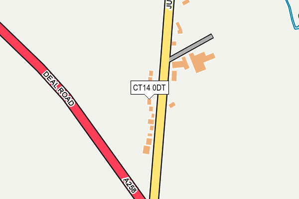 CT14 0DT map - OS OpenMap – Local (Ordnance Survey)