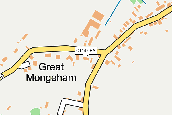 CT14 0HA map - OS OpenMap – Local (Ordnance Survey)