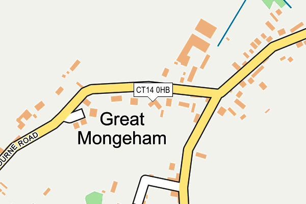 CT14 0HB map - OS OpenMap – Local (Ordnance Survey)