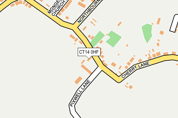 CT14 0HF map - OS OpenMap – Local (Ordnance Survey)