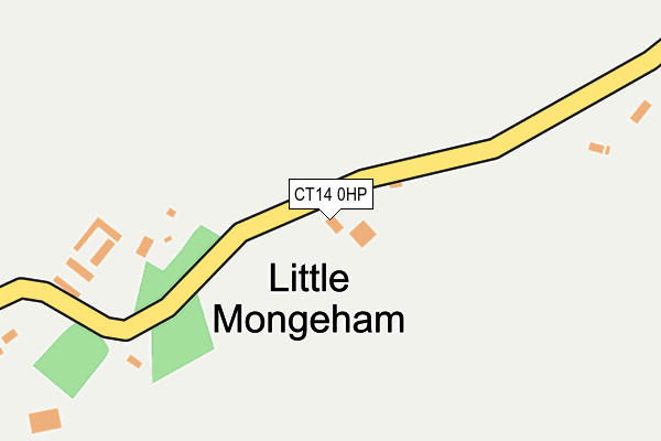 CT14 0HP map - OS OpenMap – Local (Ordnance Survey)