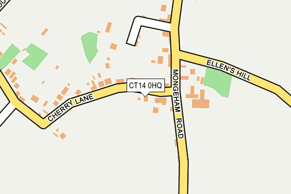 CT14 0HQ map - OS OpenMap – Local (Ordnance Survey)