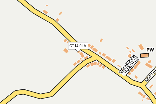 CT14 0LA map - OS OpenMap – Local (Ordnance Survey)