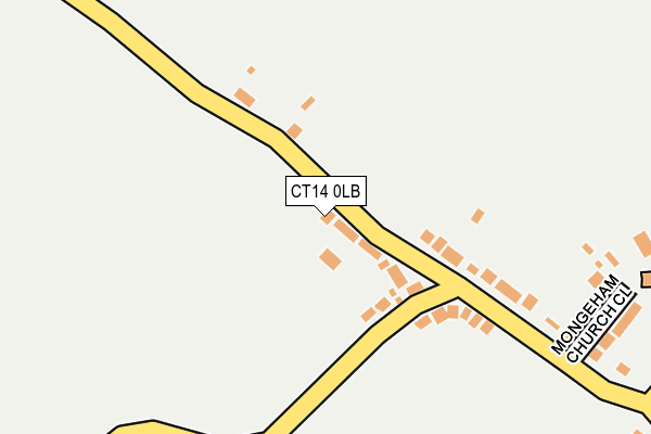 CT14 0LB map - OS OpenMap – Local (Ordnance Survey)