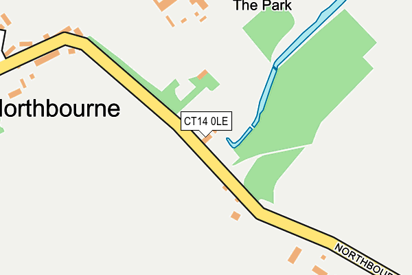 CT14 0LE map - OS OpenMap – Local (Ordnance Survey)