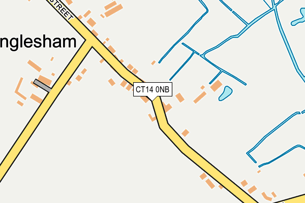 CT14 0NB map - OS OpenMap – Local (Ordnance Survey)