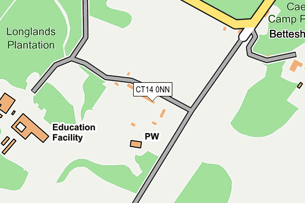 CT14 0NN map - OS OpenMap – Local (Ordnance Survey)