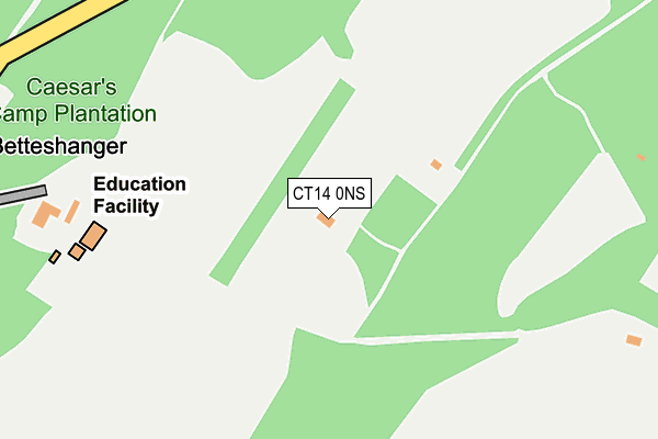 CT14 0NS map - OS OpenMap – Local (Ordnance Survey)