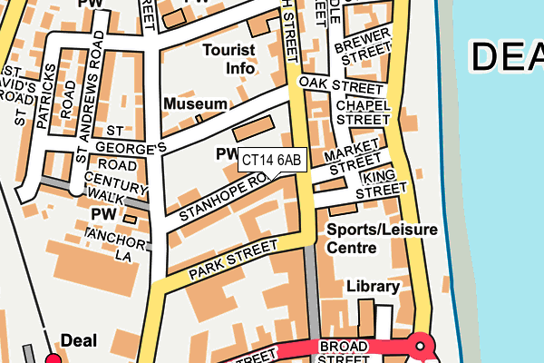 Map of OSBOUR LTD at local scale