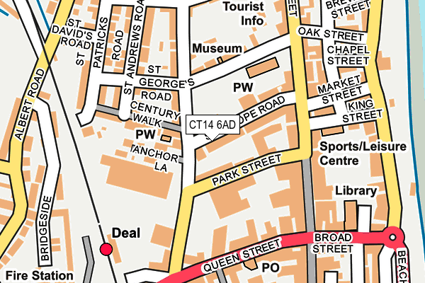 Map of KENT MUSEUM OF THE MOVING IMAGE COMMUNITY INTEREST COMPANY at local scale