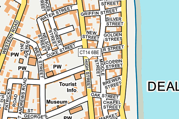 CT14 6BE map - OS OpenMap – Local (Ordnance Survey)