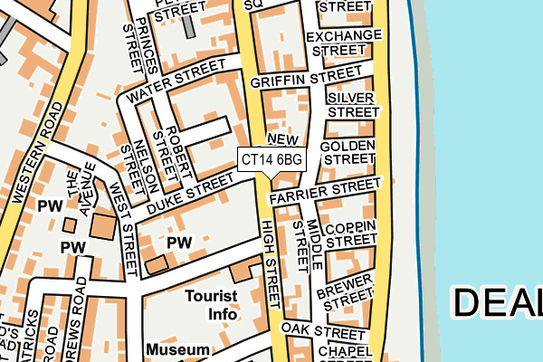 CT14 6BG map - OS OpenMap – Local (Ordnance Survey)