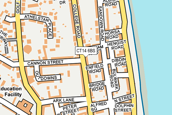 CT14 6BS map - OS OpenMap – Local (Ordnance Survey)