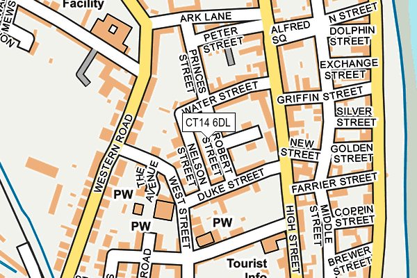 CT14 6DL map - OS OpenMap – Local (Ordnance Survey)