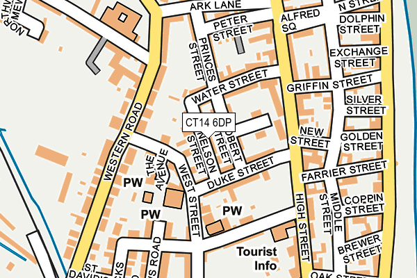 CT14 6DP map - OS OpenMap – Local (Ordnance Survey)