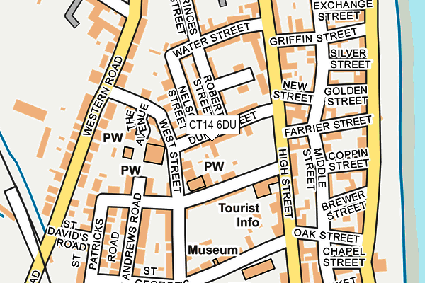 CT14 6DU map - OS OpenMap – Local (Ordnance Survey)