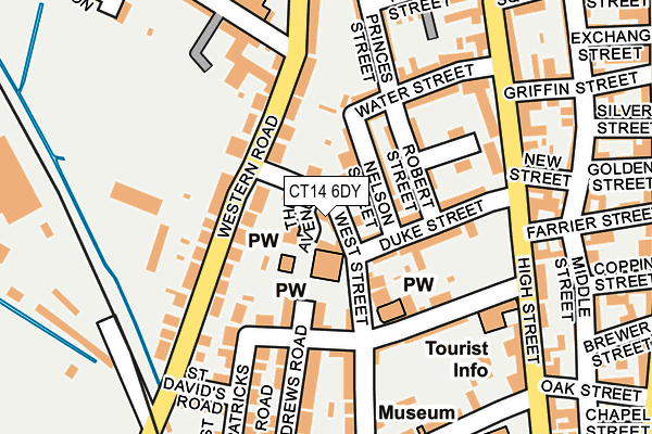 CT14 6DY map - OS OpenMap – Local (Ordnance Survey)