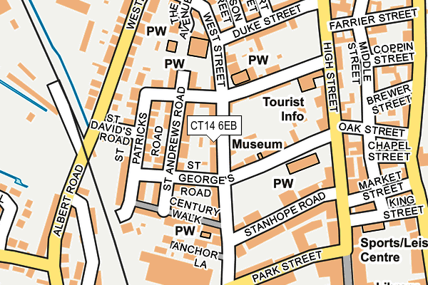 CT14 6EB map - OS OpenMap – Local (Ordnance Survey)