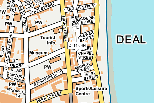 CT14 6HN map - OS OpenMap – Local (Ordnance Survey)