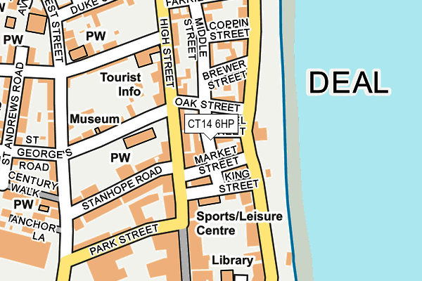 CT14 6HP map - OS OpenMap – Local (Ordnance Survey)