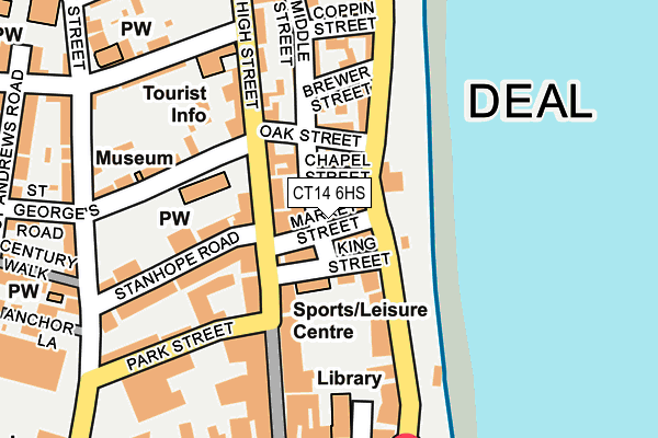 CT14 6HS map - OS OpenMap – Local (Ordnance Survey)