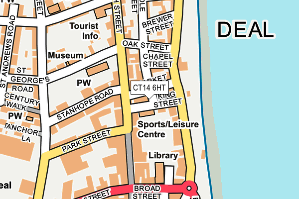 CT14 6HT map - OS OpenMap – Local (Ordnance Survey)