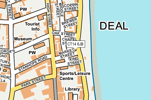 CT14 6JB map - OS OpenMap – Local (Ordnance Survey)