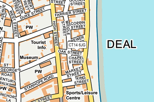 CT14 6JG map - OS OpenMap – Local (Ordnance Survey)