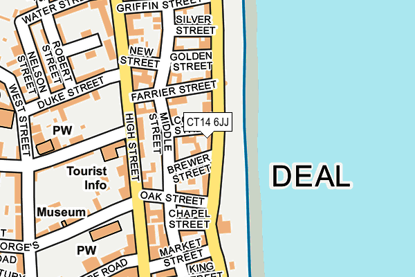 CT14 6JJ map - OS OpenMap – Local (Ordnance Survey)