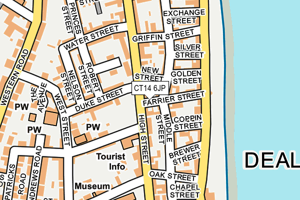 CT14 6JP map - OS OpenMap – Local (Ordnance Survey)