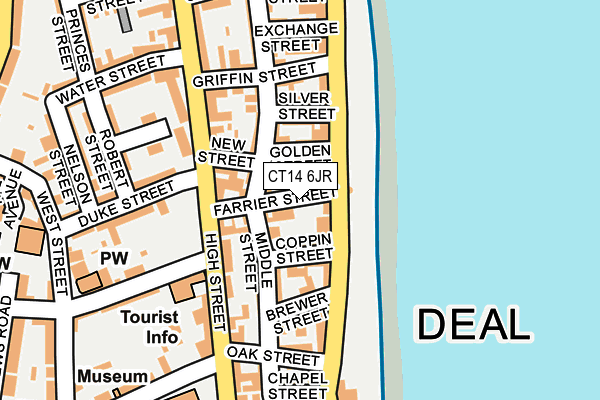 CT14 6JR map - OS OpenMap – Local (Ordnance Survey)